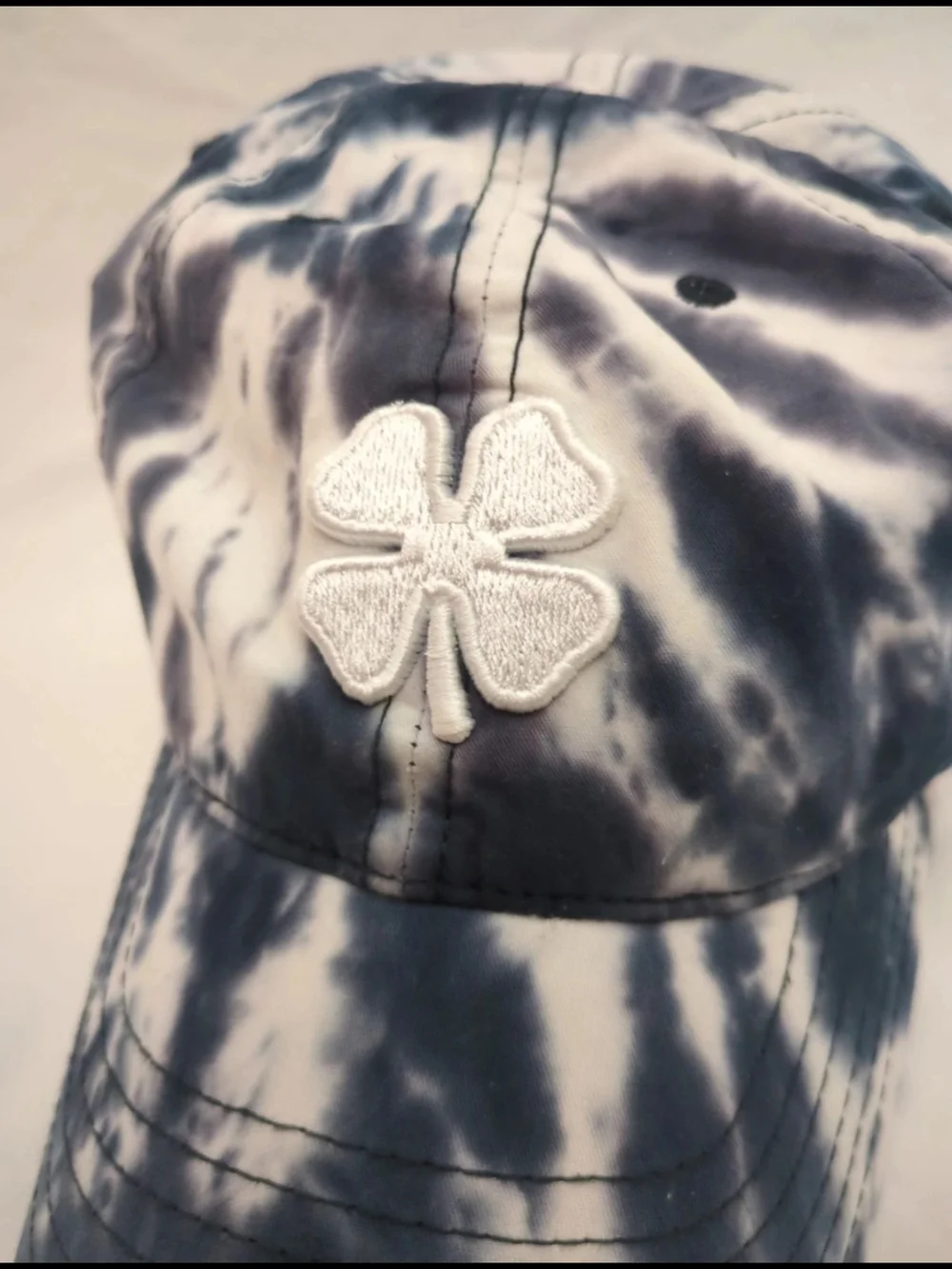 Tie-Dye Clover Baseball Cap - Blue